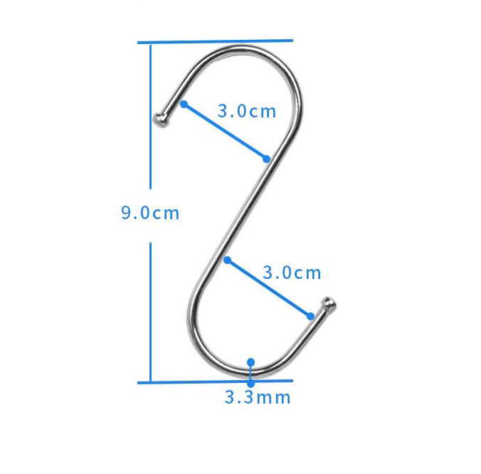 3PCS Black Retractable Hanging Basket Pulley System & 3PCS Heavy Duty Stainless Steel S-Hooks Combo - Garden Plant Hanger(Max Load 5KG) - Image 6