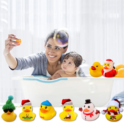 Christmas Rubber Duck Advent Calendar - 24 Days Countdown with Giraffe Themed Mini Duck Toys (Blind Box) - Image 3