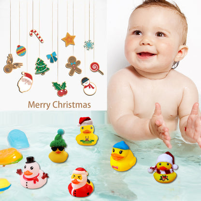 Creative Christmas Rubber Duck Advent Calendar - 24 Unique Festive Mini Duck Bath Toys (Blind Box) - Image 3