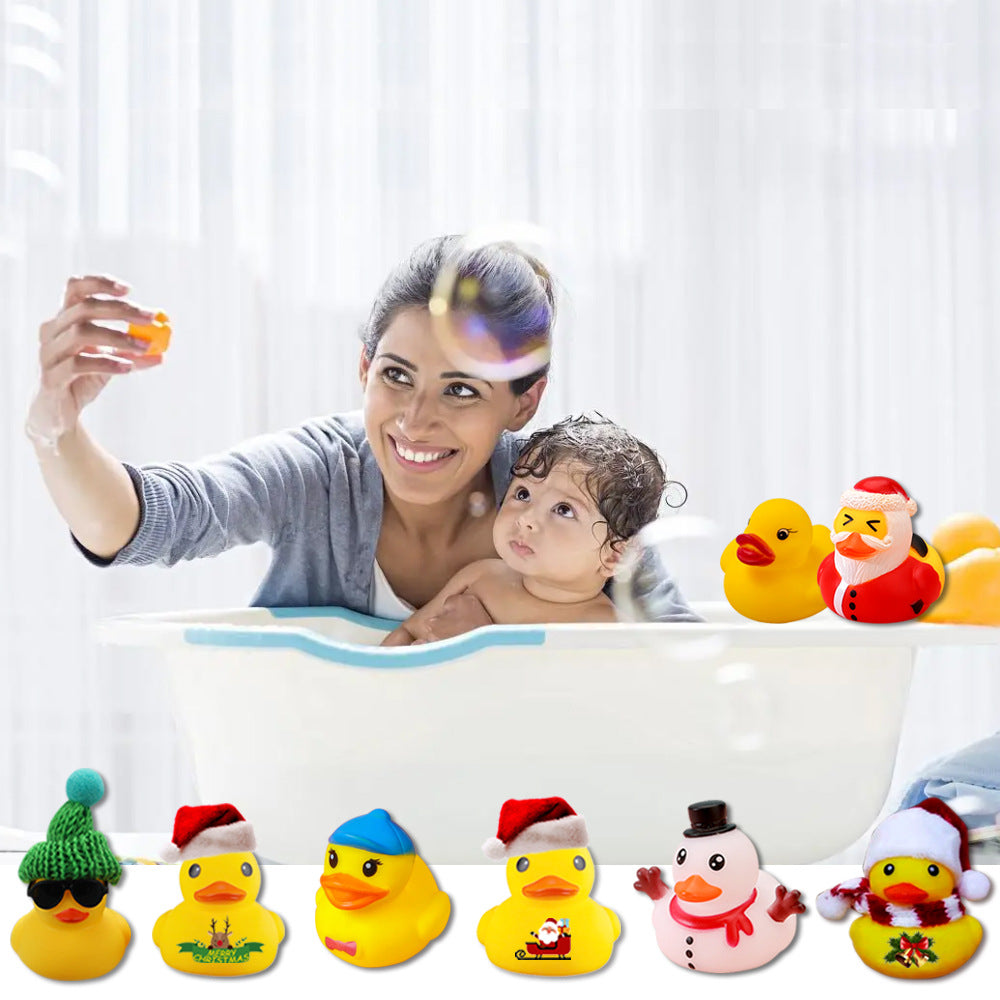 Creative Christmas Rubber Duck Advent Calendar - 24 Unique Festive Mini Duck Bath Toys (Blind Box) - Image 4