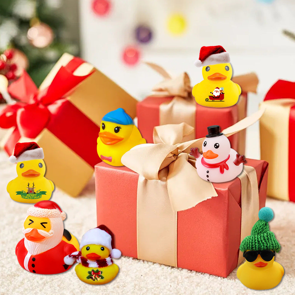 Creative Christmas Rubber Duck Advent Calendar - 24 Unique Festive Mini Duck Bath Toys (Blind Box) - Image 5