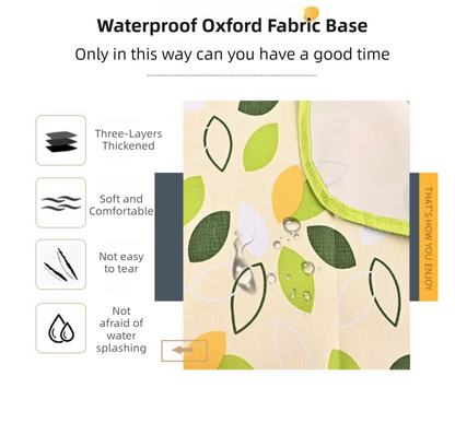 Blue Striped Foldable Waterproof & Moisture-Proof Picnic Blanket 150x100CM - 600D Three-Layer Composite Oxford Extra Large Mat for Beach & Camping - Image 5