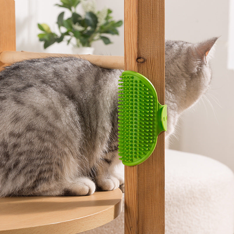3-Pack Black Multi-Functional Adjustable Silicone TPR Pet Grooming Massage Brush - for De-Shedding, and Furniture Scratching - Image 5