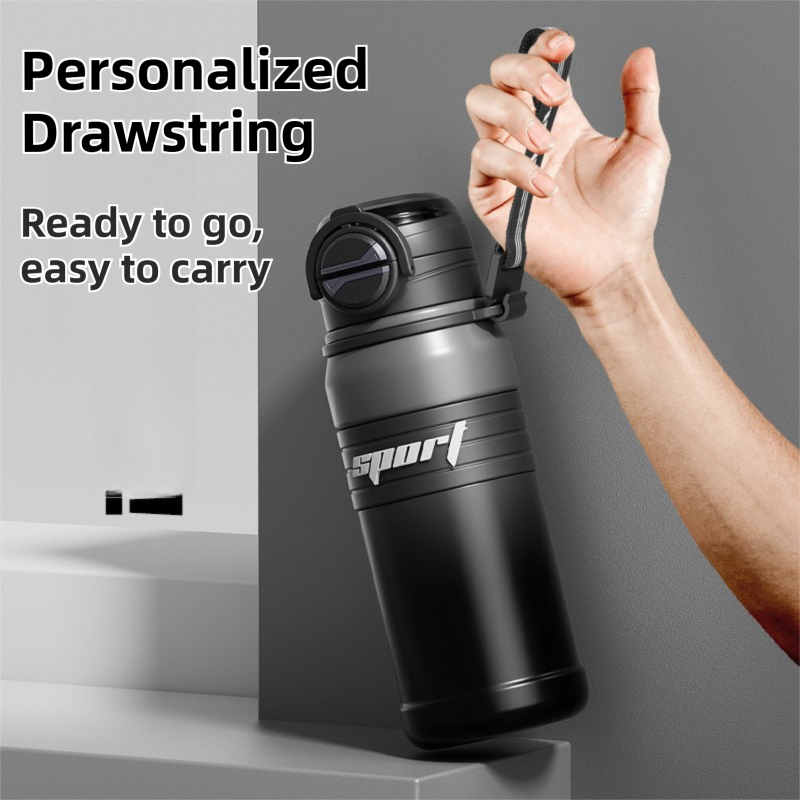 Gradient Coffee 670ml Large Capacity Sports Insulated Tumbler - 316 Stainless Steel Straw Water Bottle, Dual-Use Lid for Travel & Outdoors - Image 4