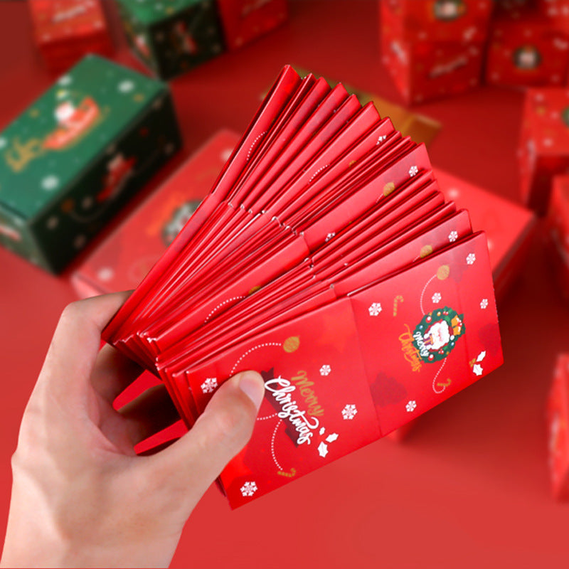 Red Pop-Up Jumping Gift Box Set (10 Bouncing Boxes) - Christmas / Valentine's Day Creative Surprise Gift Kit for Cash & Tiny Gift - Image 4
