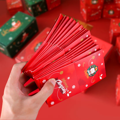 Blue Pop-Up Jumping Gift Box Set (20 Bouncing Boxes) - Christmas / Valentine's Day Creative Surprise Gift Kit for Cash & Tiny Gift - Image 4