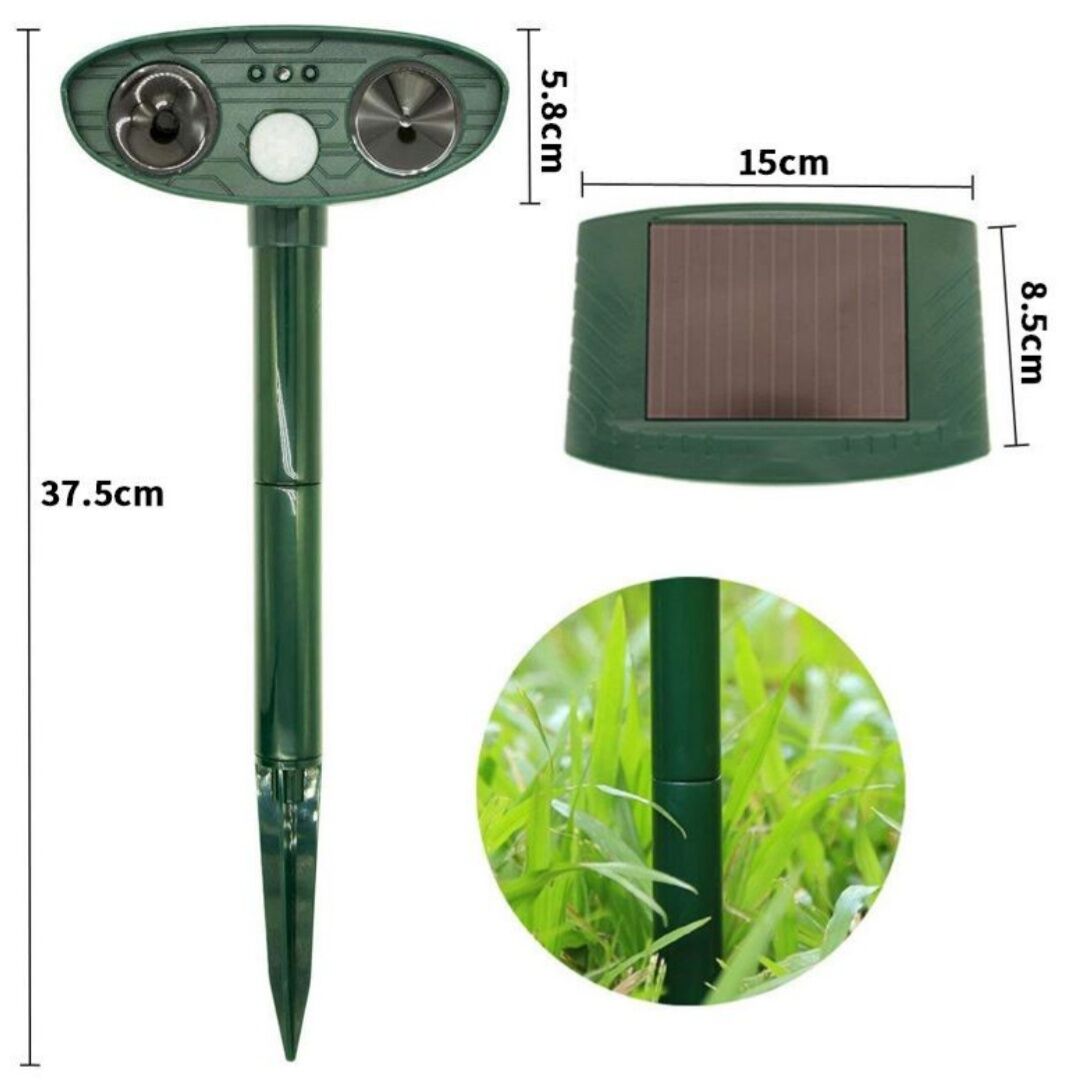 Solar Underground Snake Repeller - Vibration & Sonic Pulse Deterrent for Varmints and Reptiles - Image 6