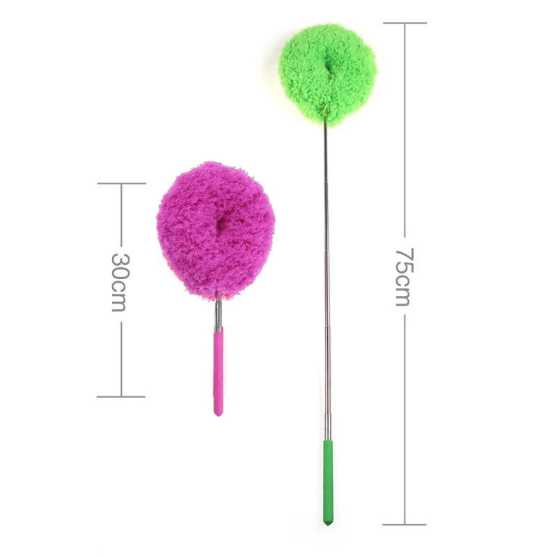 2-Pack Blue Telescopic Electrostatic Duster with 360° Hollow Ring Design - Fan Blade Cleaner, High Reach Dust Removal, Multi-Purpose - Image 5