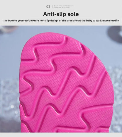 #36 Pink Thick Sole Buckle Slide Sandals(Fits Foot L 23 CM) - EVA Comfortable & Non-Slip Birkenstock Style Sandals for Casual Wear - Image 2