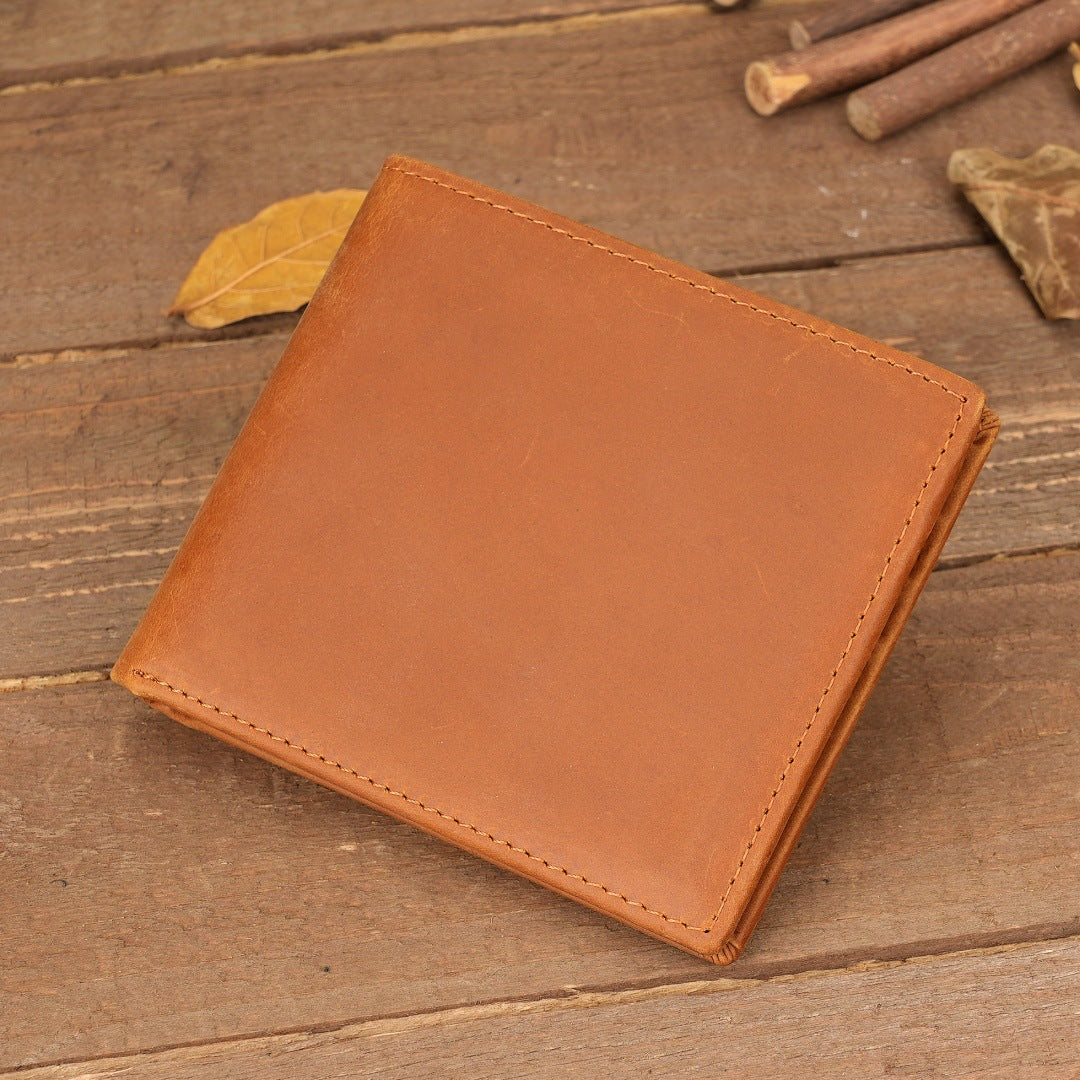 Style 2 Genuine Cowhide Leather Wallet - RFID Protection, VH2104 Mom to Son Gift with To My Son Embossed Message - Image 5