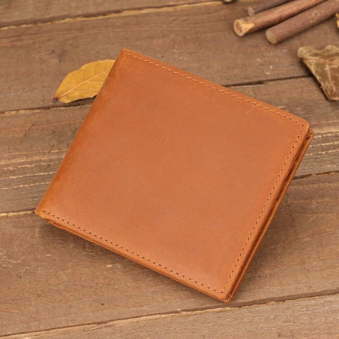 Style 2 Genuine Cowhide Leather Wallet - RFID Protection, VH2104 Mom to Son Gift with To My Son Embossed Message - Image 5
