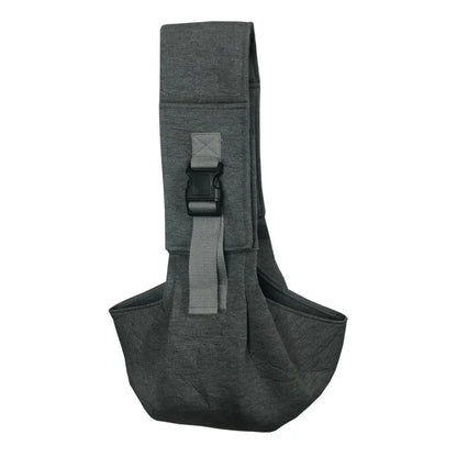 Dark Grey Adjustable Pet Carrier Sling Bag - Comfortable Wide Shoulder Strap Crossbody Tote for Cats and Small Dogs (Up to 13 lbs) - Image 3