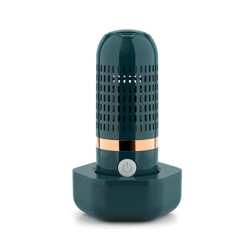 Green Wireless Capsule Fruit and Vegetable Purifier(16x5.4CM) - Portable Food Disinfection & Sterilization Cleaner, 99.9% Bacteria Removal