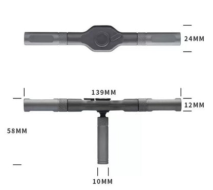 24-in-1 Ratchet Screwdriver Tool Set - Multifunctional S2 Steel Bit Combination Kit with Wrench Function for Home and Workshop Use - Image 2