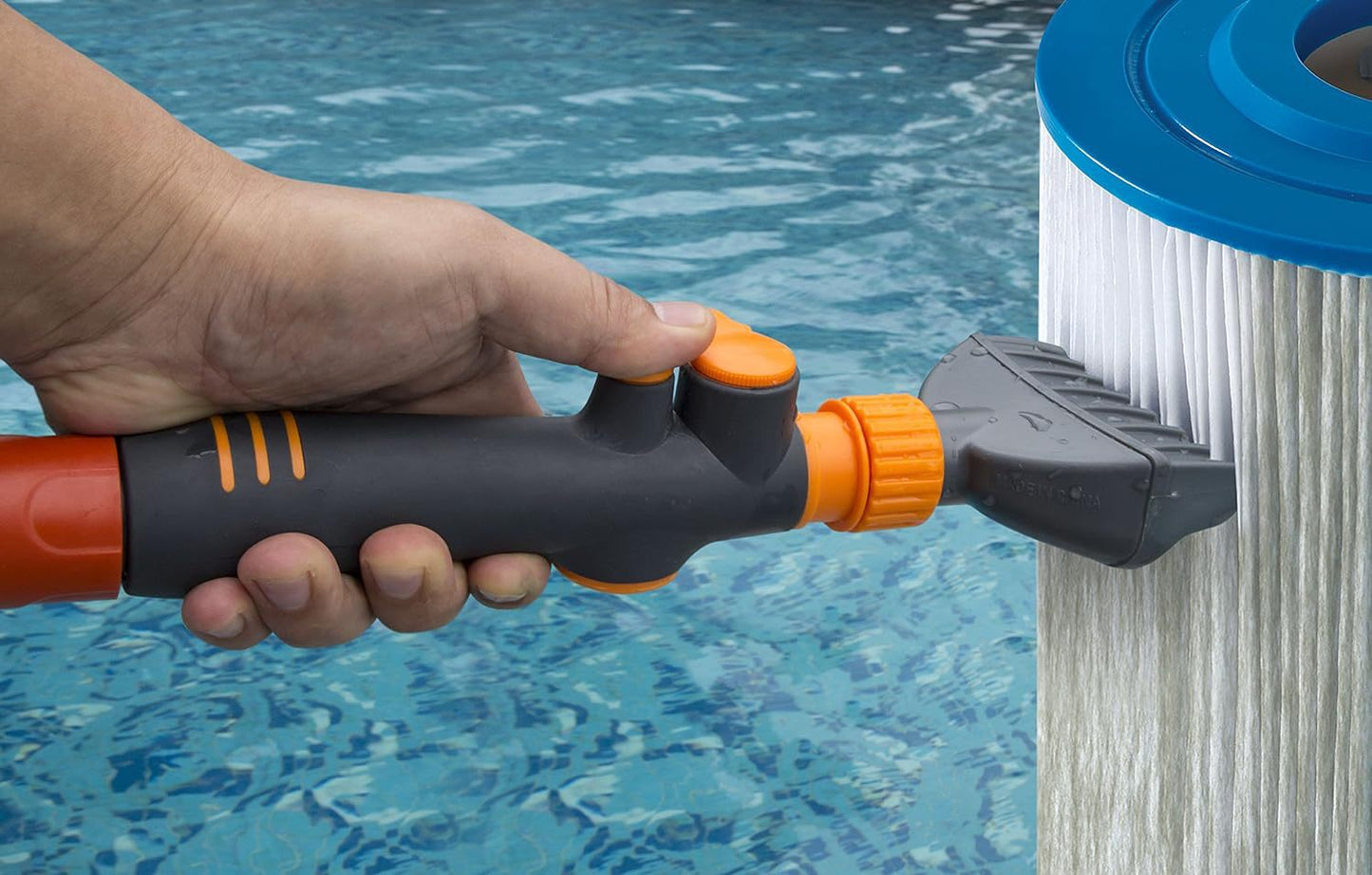 2-Pack Handheld High-Power Jet Water Sprayer for Pool and Spa Cartridge Filter Cleaning - Hydro-Powered Scrubber Tool - Image 5
