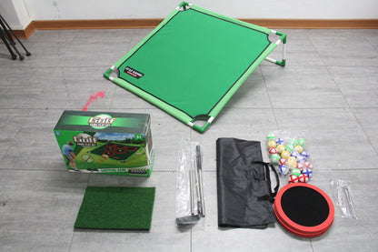 Indoor/Outdoor Golf Hitting Target Game Mat with Stand & Storage Bag - Family Fun Interactive Sports Toy and Practice Aid - Image 2