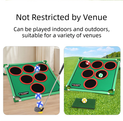 Indoor/Outdoor Golf Hitting Target Game Mat with Stand & Storage Bag - Family Fun Interactive Sports Toy and Practice Aid - Image 5