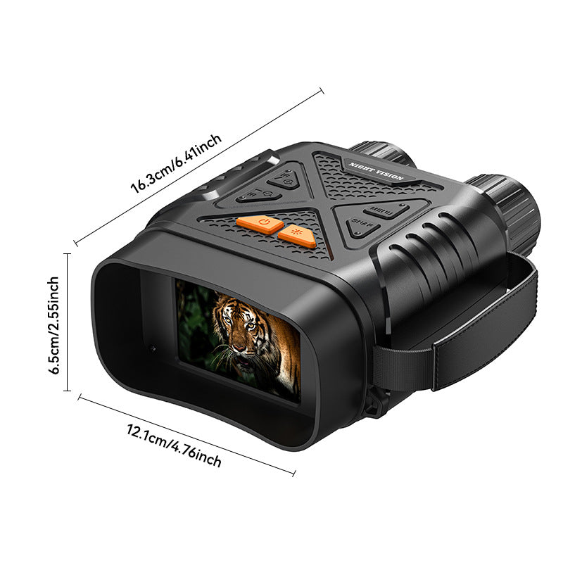 High-Definition Digital Infrared Night Vision Binoculars - 1080P Photo/Video Capture, 10X Digital Zoom for Outdoor Wildlife Observation & Security - Image 7
