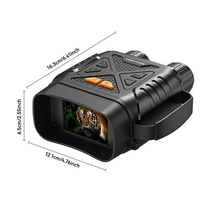 High-Definition Digital Infrared Night Vision Binoculars - 1080P Photo/Video Capture, 10X Digital Zoom for Outdoor Wildlife Observation & Security - Image 7