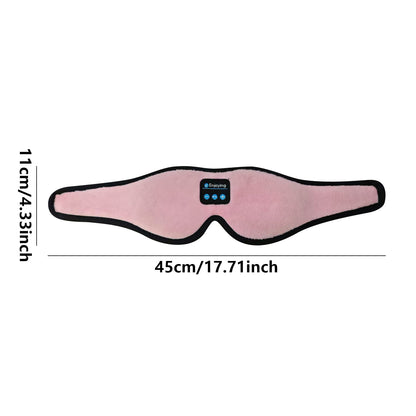 Black 3D Wireless Bluetooth Sleep Mask with Integrated Stereo Headphones - 100% Blackout Memory Foam Eye Mask, Ultra-Long Battery Life & Washable Design - Image 4