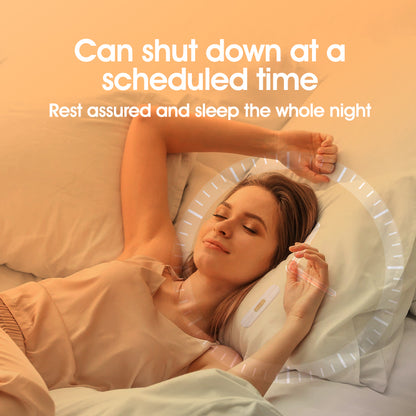 Black SMB-07 Bone Conduction Under-Pillow Speaker -  Bluetooth 5.4 Ultra-Thin Sleep Aid Sound Bar with Dual Speaker Resonance & 36 Built-in White Noise Tracks - Image 5