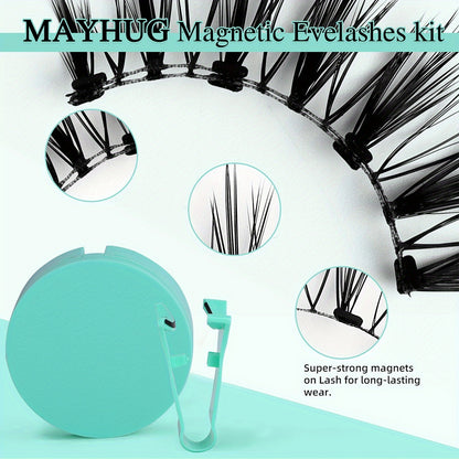 3-Set of 3D Magnetic Eyelash & Applicator (ZP05 4-Piece/Set) - Reusable, Glue-Free, Professional Makeup Tool, Alcohol-Free & Odorless - Image 4