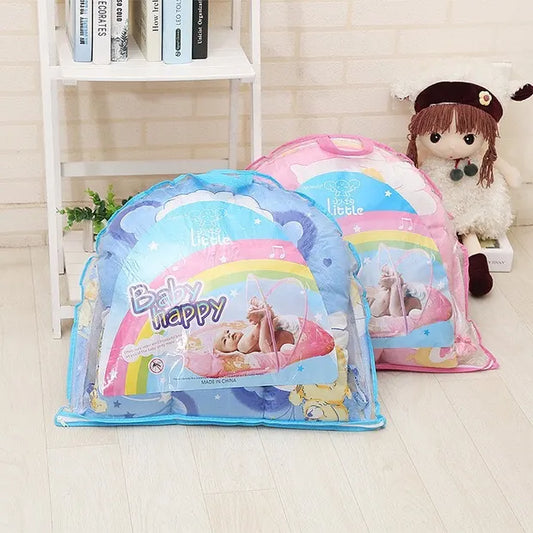 Blue Rabbit Portable 3-in-1 Mosquito Net Set with Soft Sleep Pad & Pillow - Foldable Pop-Up Travel Bassinet for Infants, Breathable Shield for Indoor & Outdoor Use - Image 2