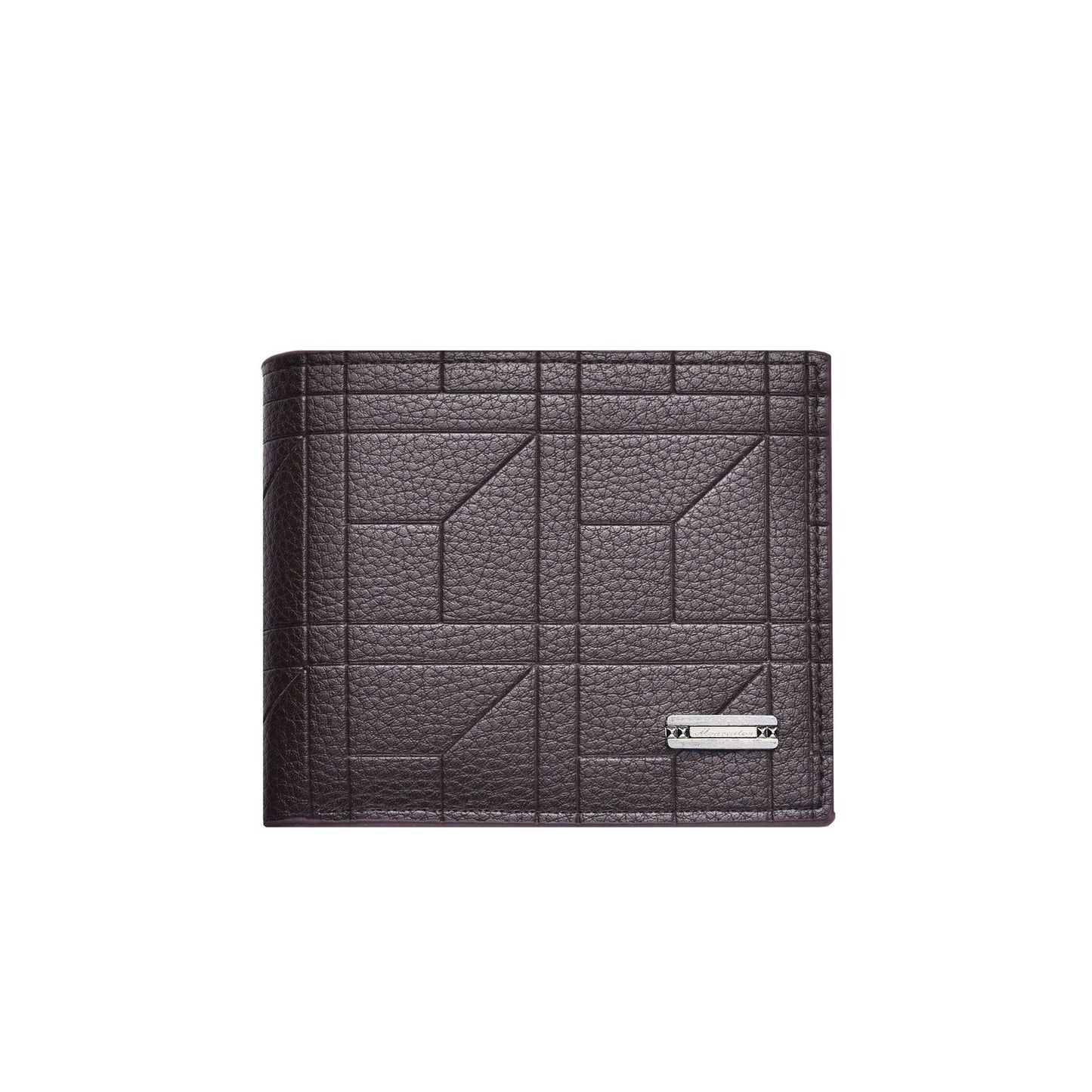 Light Brown Men's Ultra-Thin PU Leather Wallet - Compact & Stylish Bi-fold Purse with Multiple Card Slots