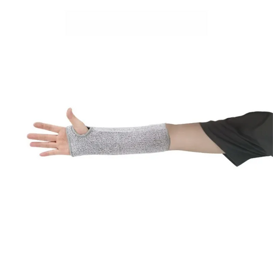 One-Pair 5 Level Cut-Resistant Arm Protection Sleeves(30CM) - Anti-Slash & Anti-Puncture Heavy Duty Safety Guard for Butchering & Construction