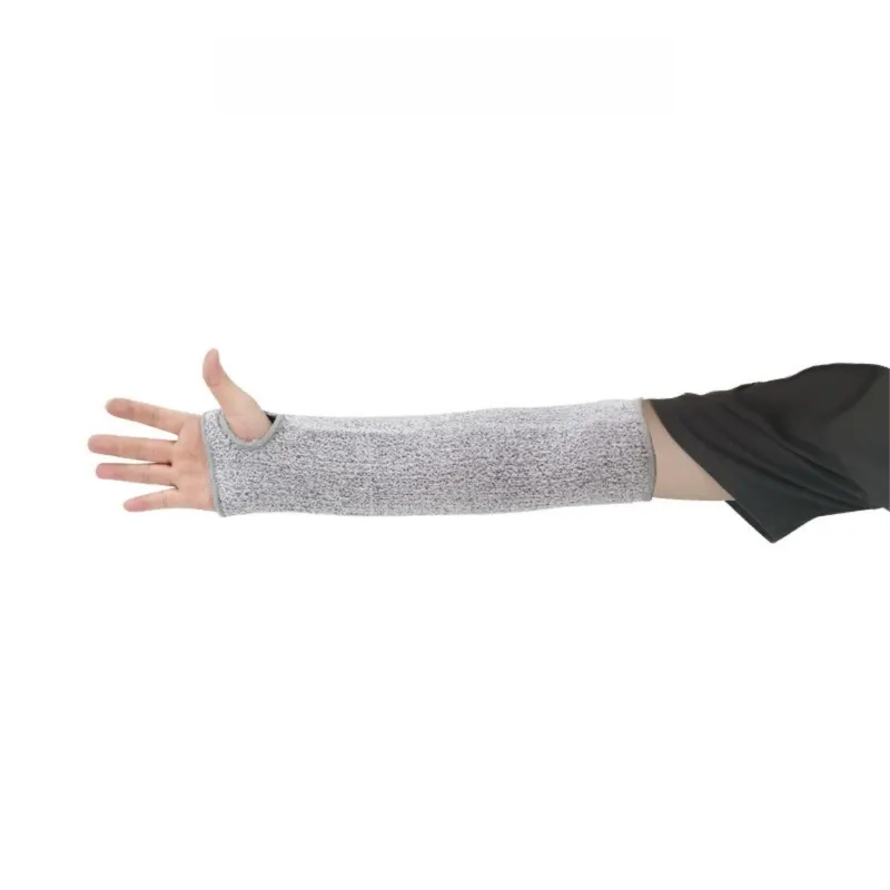 One-Pair 5 Level Cut-Resistant Arm Protection Sleeves(40CM) - Anti-Slash & Anti-Puncture Heavy Duty Safety Guard for Butchering & Construction