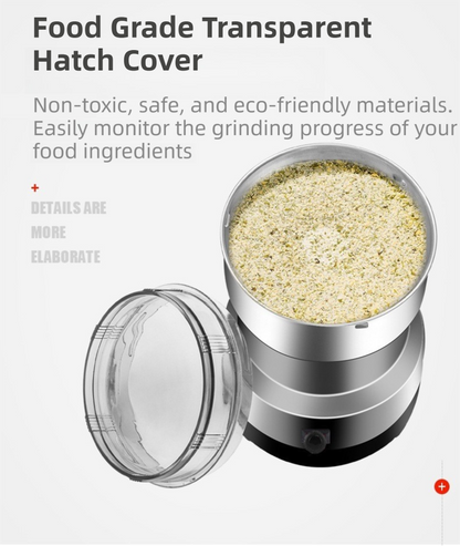 Compact Electric Grinder and Pulverizer - Multi-Functional Ultra-Fine Kitchen Mill for Nut, Grains, Spices, Coffee Beans - Image 3