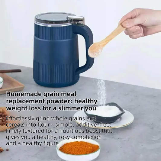 Large Capacity Electric Food Grinder and Pulverizer with 3 Blade Sets- Double-Layer Noise Reduction, Ultra-Fine Mill for Grains, Spices & Coffee Beans - Image 3