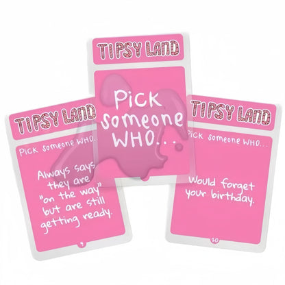 Tipsy Land Party Card & Board Set - Premium Drinking Game and Hilarious Social Icebreaker for Parties & Game - Image 5