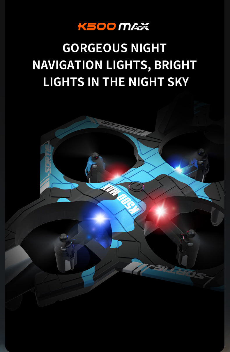 Camouflage Green 2.4G Remote Control Stunt Fighter Drone  - Manual Toss Launch, One-Key Operation for 360° Flip & Circular Flight, 3-Speed Adjustable Stable Quadcopter with Night Lights - Image 6