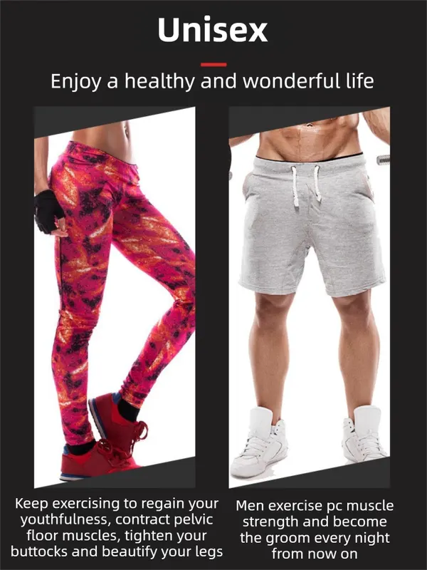 White 35KG High-Resistance Kegel Trainer With Smart Counter & Leg Straps - Unisex Muscle & Thigh Slimming Equipment - Image 5