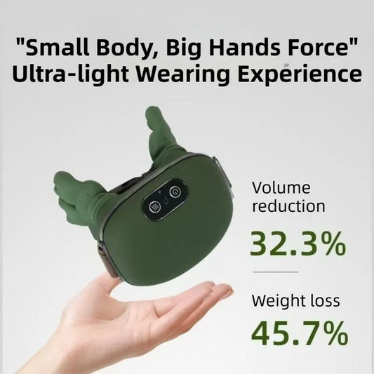 Wireless 4D Bionic 10-Fingers Shoulder & Neck Massager - EMS Micro-current & Vibration Neck Reliever with 2-Level Red Light Heat - Image 4