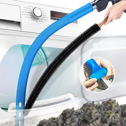 Sealegend Dryer Vent & Washing Machine Deep Cleaner Kit - 8M Flexible Vacuum Hose Attachment & Lint Brush