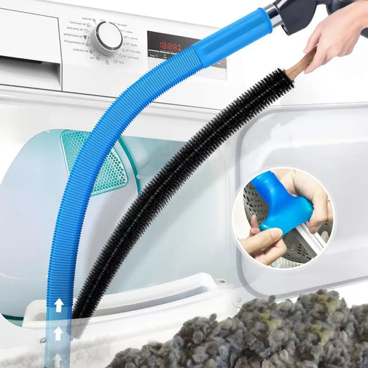 Sealegend Dryer Vent & Washing Machine Deep Cleaner Kit - 8M Flexible Vacuum Hose Attachment & Lint Brush