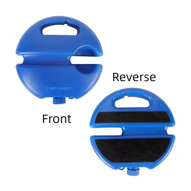 Portable Self-Study Tennis Training Set -  Tennis Rebounder with High-Elasticity String, Baseboard & Durable Training Ball - Image 4