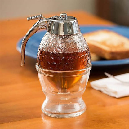 200ML No-Drip Press Honey Syrup Jam Dispenser with Bottom Flow Design - Image 2