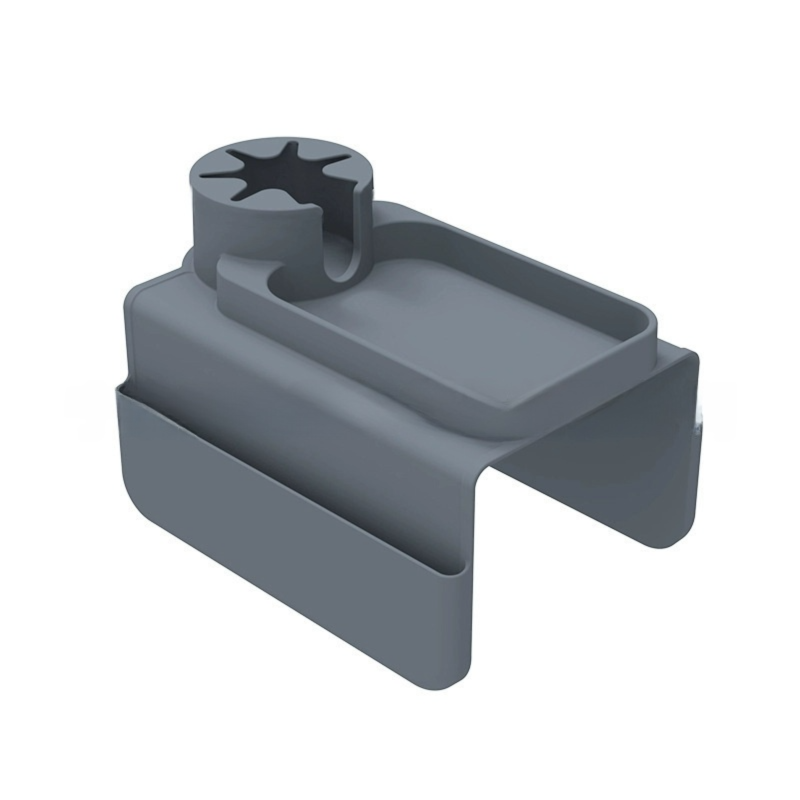 Grey Waterproof Silicone Couch Armrest Cup Holder Tray - Non-Slip & Anti-Spill, Multi-Slot Organizer for Drinks Bottle, Remote, Ipad & snacks