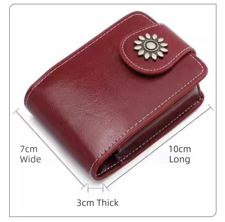 Peacock Blue Sleek Compact PU Leather Flap-Top Lip Gloss Organizer with Built-in Mirror - Image 3