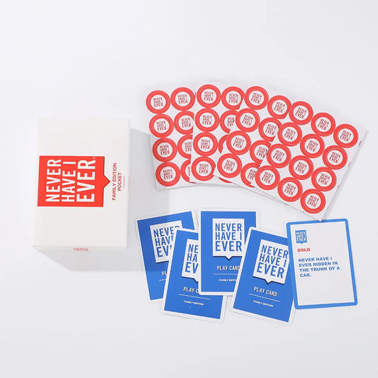 2-Pack Never Have I Ever Card Game(Red & White Sets) - Interactive Party Tabletop Game & Hilarious Social Icebreaker for Teens and Adults - Image 3