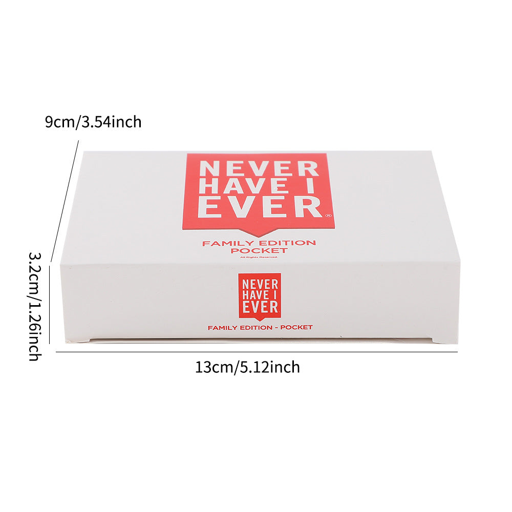 2-Pack Never Have I Ever Card Game(Red & White Sets) - Interactive Party Tabletop Game & Hilarious Social Icebreaker for Teens and Adults - Image 4