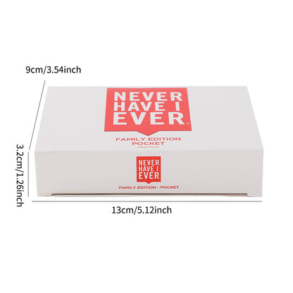 2-Pack Never Have I Ever Card Game(Red & White Sets) - Interactive Party Tabletop Game & Hilarious Social Icebreaker for Teens and Adults - Image 4