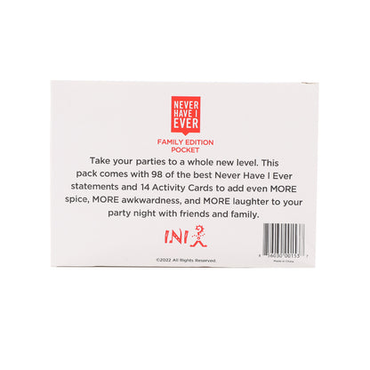 2-Pack Never Have I Ever Card Game(Red & White Sets) - Interactive Party Tabletop Game & Hilarious Social Icebreaker for Teens and Adults - Image 5