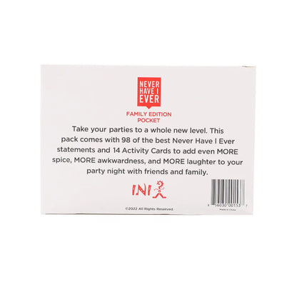 2-Pack Never Have I Ever Card Game(Red & White Sets) - Interactive Party Tabletop Game & Hilarious Social Icebreaker for Teens and Adults - Image 5