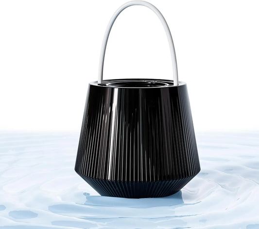 Black Hanging Bathtub Water Purifier with 8-15 Stage Ceramic Filter Core - Removes Chlorine, Scale & Heavy Metals, Easy Installation