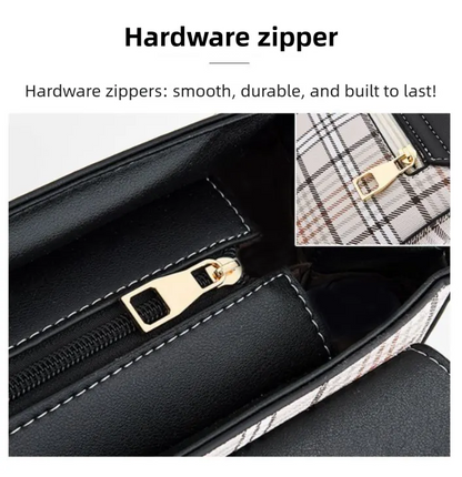 Brown Large Capacity PU Leather Women's Handbag & Shoulder Bag - Elegant Multi-Pocket Commuter Satchel for 12" Tablets, Umbrellas & Long Wallets - Image 5