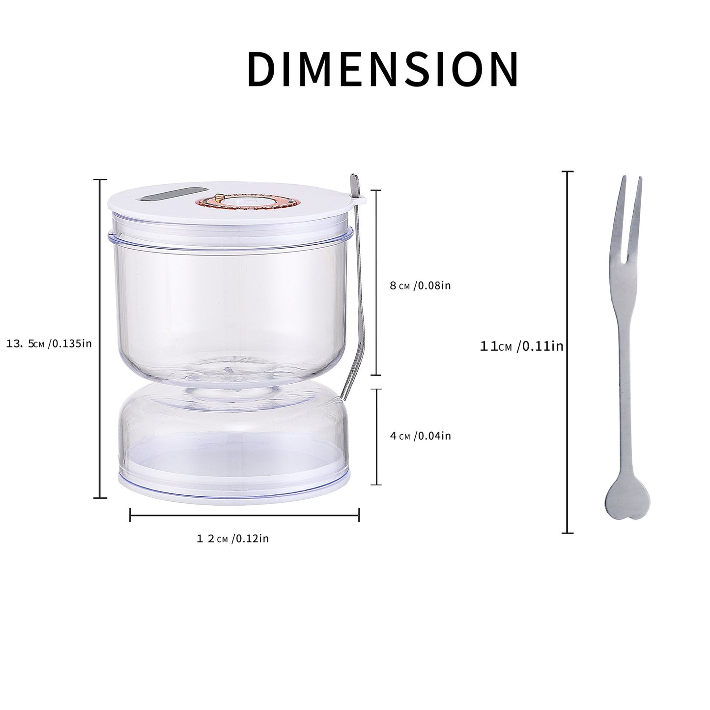 Food-Grade Pickle Hourglass Jar with Strainer Flip - 200ml Compact Kitchen Wet and Dry Separation Container for Olives, Jalapeños & Pickles - Image 6